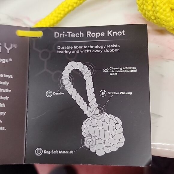 PLAYOLOGY Toys That Makes Scents To Dogs 1 Small  KNOTTED ROPE Chew N… - Picture 4 of 5